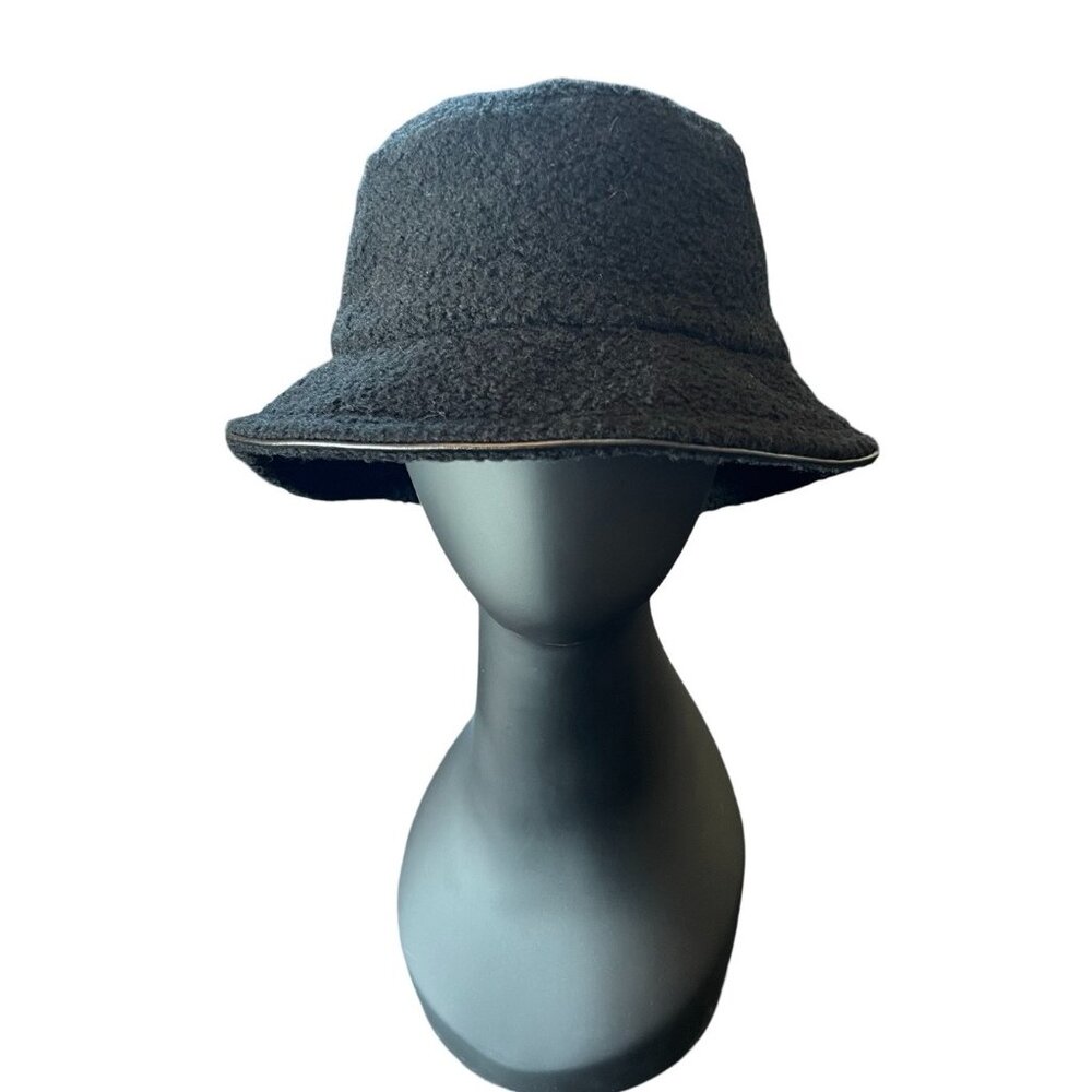 Women's Vintage Scala Pronto Black Wool Bucket Hat